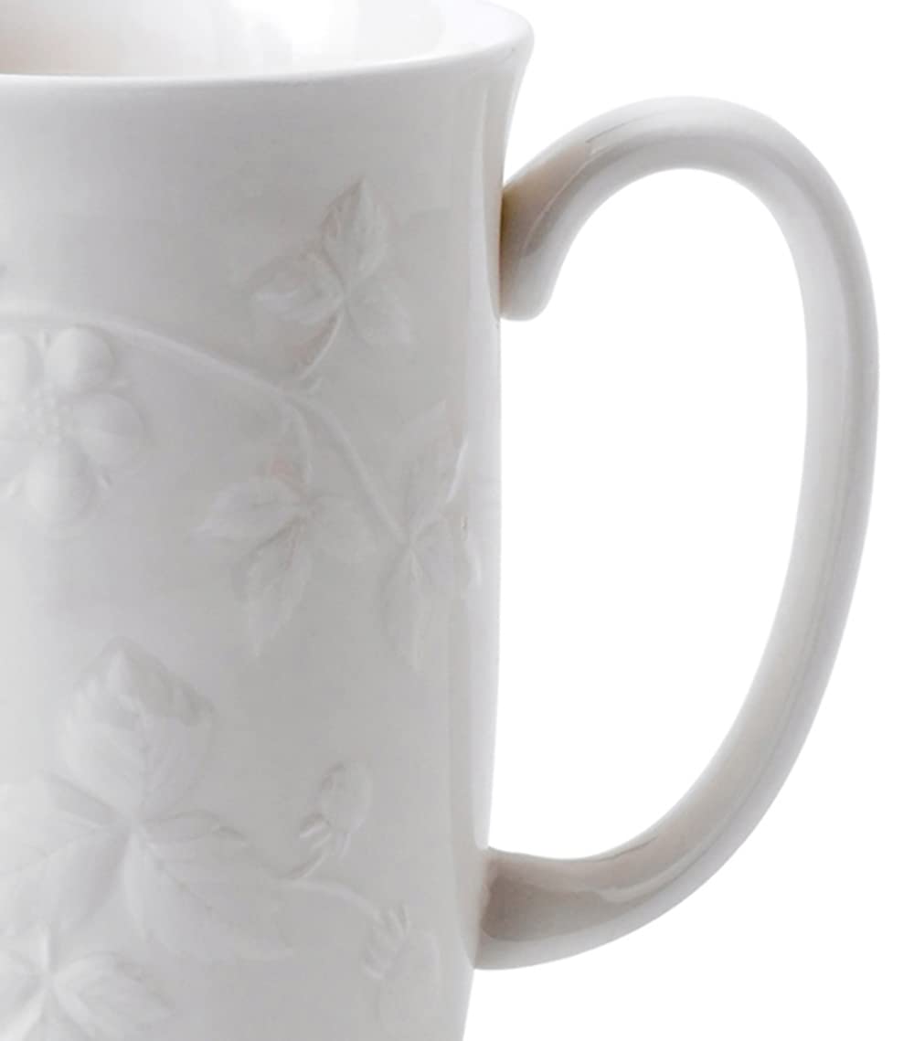 Amazon.com | Wedgwood Wild Strawberry White Mug: Coffee Cups & Mugs