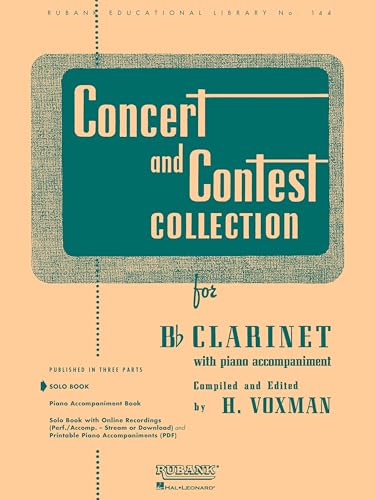Concert and Contest Collection Bb Clarinet Solo Book | Classical