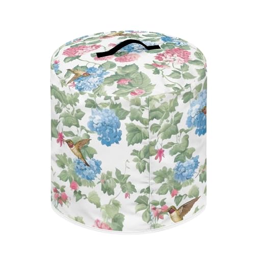 Image of Cozeyat Floral Rooster Appliance Cover Dust Cover for 6 Quart,Electric Pressure Cooker Rice cooker,Air Fryer and Crock Pot, Machine Washable