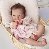 Zero Pam Poupée Reborn,Bébé Reborn 19 Pouces 49cm Bebe Reborns,Soft Fabric Body Nouveau-né Poupée,Realistic Newborn Doll Girl,Lifelike Baby Reincarnated Real Dolls,pour Enfants De 3 Ans Et Plus
