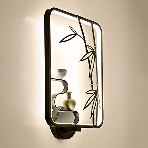 Preisvergleich Produktbild Keramik Harz Skulptur LED Wandlampe Schmiedeeisen Material Wandlampe Wohnzimmer Schlafzimmer Lampe Nachttischlampe Wandlampe Gang Korridor Wandlampe Retro Moderne minimalistische Wandlampe