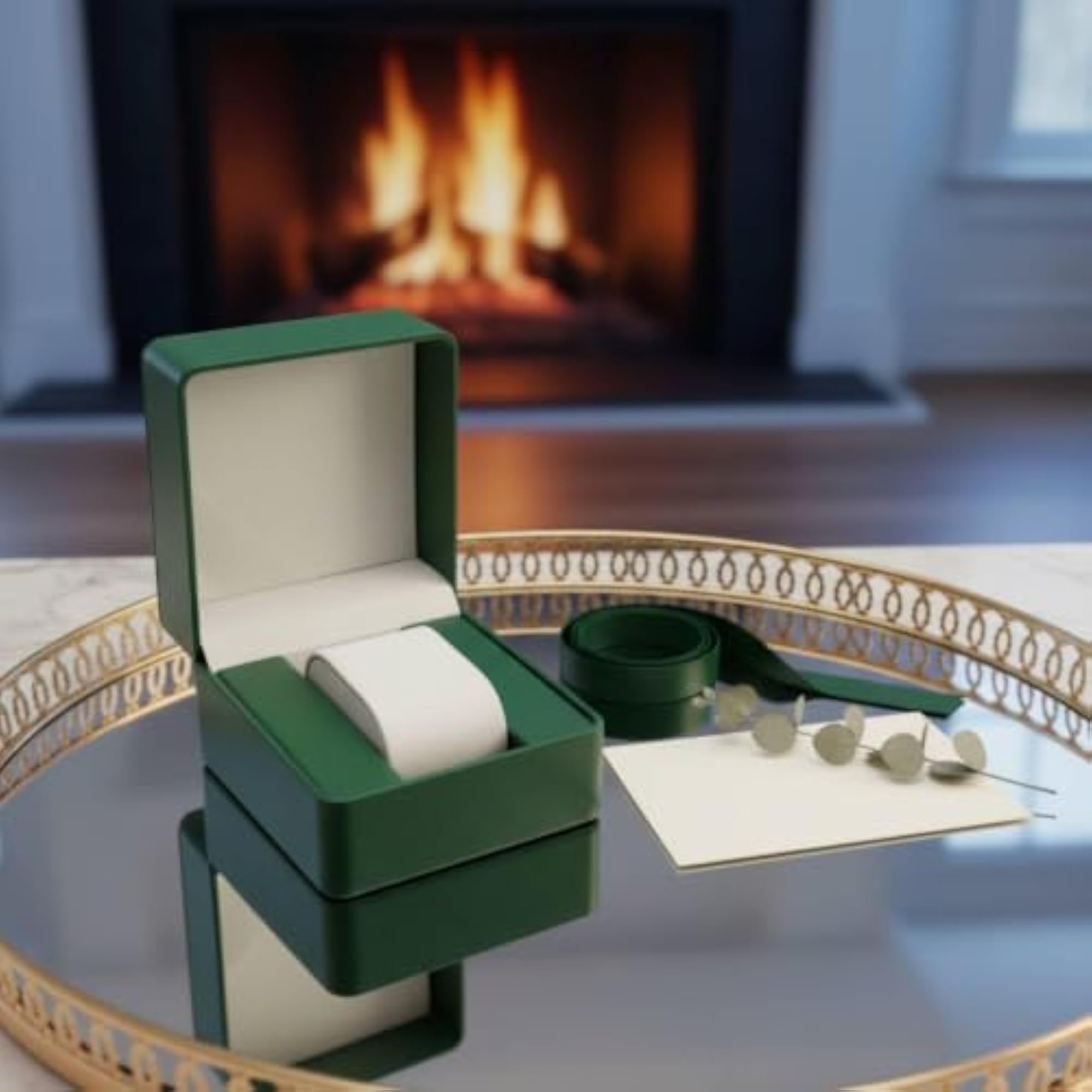 Single Watch Box Luxury Elegant Square Gift Box