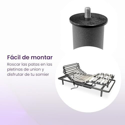 Mattfy - Elektrisches Gelenkbett Flexipro, 5 Ebenen, verstärkter Rahmen, zuverlässig und leise, Deutscher Motor, 90 x 190 – Bild 8