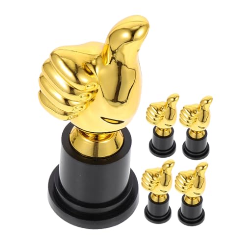 Cabilock 5 Pezzi Coppa di Plastica Forma di Premio di Partecipazione per Competizione per Ragazzo Ragazza