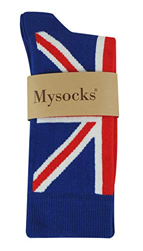 Image of Mysocks Unisex Extra Fine Combed Cotton Crew Socks |Colourful Designs | Seamless Toe | Make Your Steps Enjoyable
