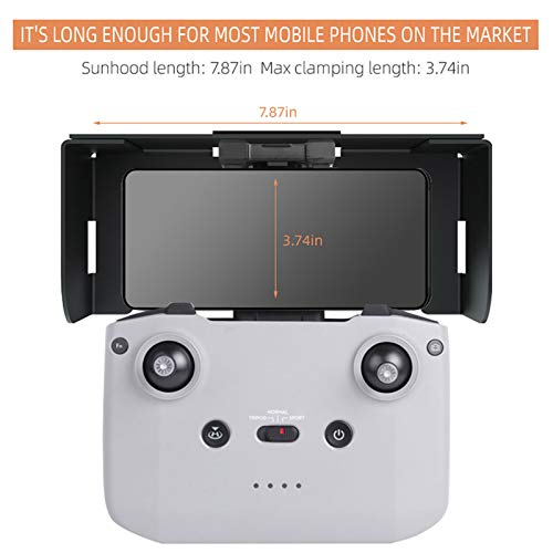 Monitor De Exaustão, Walory Substituição Para Dji Mavic Air 2 RC Drone Controle Remoto Protetor Sola