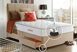 GorillaPads Non Slip Furniture Pads/Floor Grippers (Set of 16 Grips) 2 Inch Round Floor Protectors for Under Furniture, Black, CB144-16