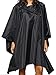 Produktbild Vibe Wiederverwendbarer Regenponcho / Regenjacke für Damen, Schwarz, Einheitsgröße