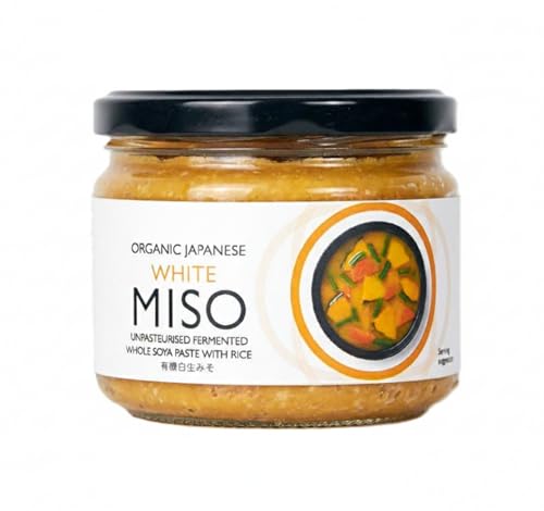 Organic Japanese White Miso Paste Unpasteurised 270g