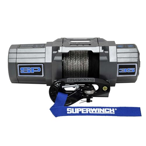 Superwinch 1135250 SP 35SR Powersports Winch 3500lb(1588kg) Single Line Pull with Hawse Fairlead 33/64