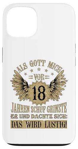 �ʔ���18�΂̒a�����uAls Gott mich vor 18 Jahren schuf�v�f�U�C���B �X�}�z�P�[�X iPhone 13 �p