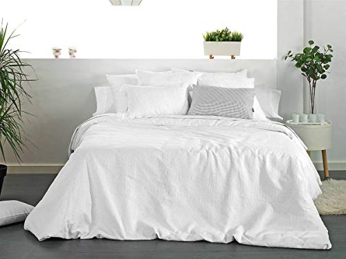 Lanovenanube - Funda Nórdica ROLI Cama 150 (Juego Duvet 3 Piezas con Bajera Ajustable, Funda y Funda de Almohada) No Incluye cuadrantes