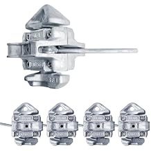 4 Pcs Manual Twist Lock for Shipping Containers - Left and Right Hand Locking Casting Steel Fastening Intermediate for Sea, Harbor, Freighter, and Rail Standard Container - No Lever Required