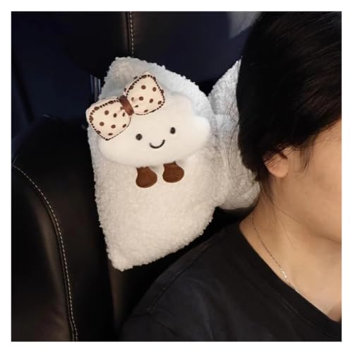 Appui-tête de voiture dessin animé coussin de voyage et oreiller cou arc