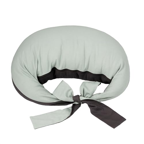 Coussin d'allaitement Hippychick en coton lavable anthracite
