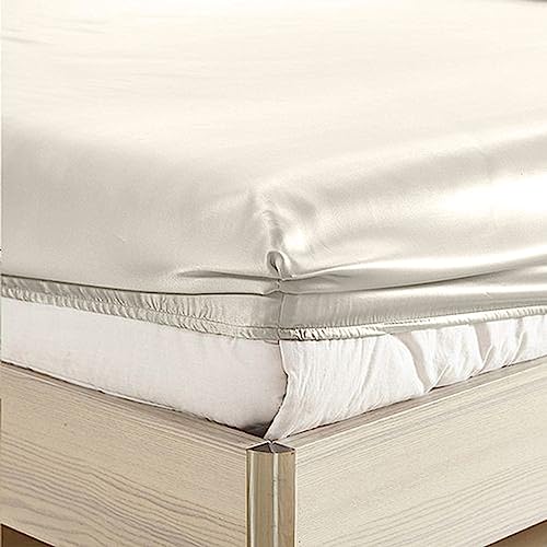 Image of Linenweves Bamboo Sheet Set 4 Pc 100% Organic, Natural, Softest, 400 Thread Count Cooling Like Silk (Twin, Ivory)