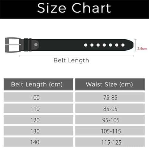 Men's Genuine Leather Belts For Jeans Trousers Casual Vintage Alloy Pin Buckle Second-Layer Leather Belt4