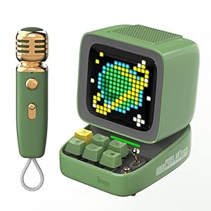 Divoom Ditoo-Mic Pixel Art LED Portable Bluetooth ...