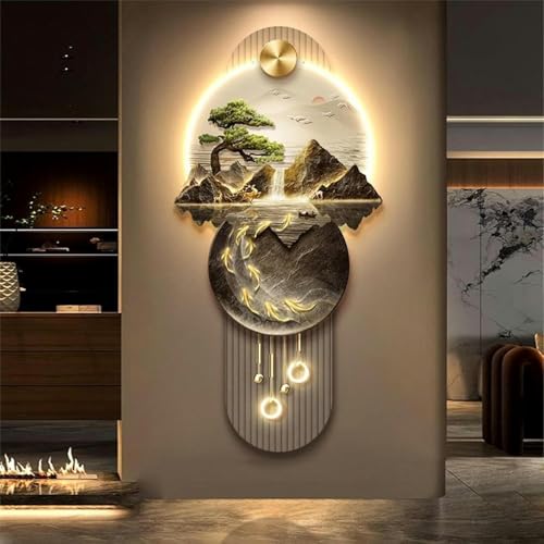 Mur art decor sculptures haut de gamme avec eclairage pour interieur raffine - 2