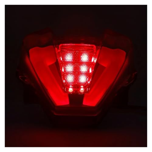 Luz trasera LED para MT-07 que elimina intermitentes originales de brazo rotos 4