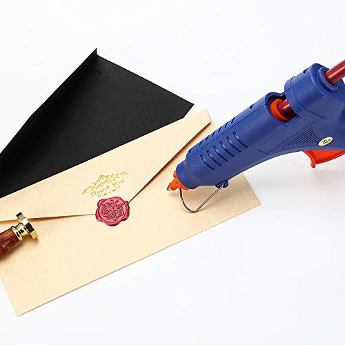 15 Stücke Klebe Pistole Siegellack Wachs Sticks für Retro Vintage Wachs Siegel Stempel und Brief, Ideal für Hochzeit Einladungen, Karten Umschläge, Geschenk Verpackung (Weinrot)