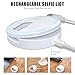 Meifigno Selfie Ring Light, [Rechargeable] with 36 LED Lights, 3-Level Adjustable Brightness Clips On Phone Ring Light Compatible with iPhone 16 15 14 13 12 11 Plus Pro Max iPad Laptop Samsung, White