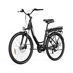 Foride Urbano 2 Vélos électriques, Vélo à Assistance électrique 26 Pouces à Moteur Central 36V 13AH 250W, VTC Electrique Homme Femme, Autonomie 100km