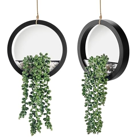 Der Rose Hanging Artificial Succulents Cover