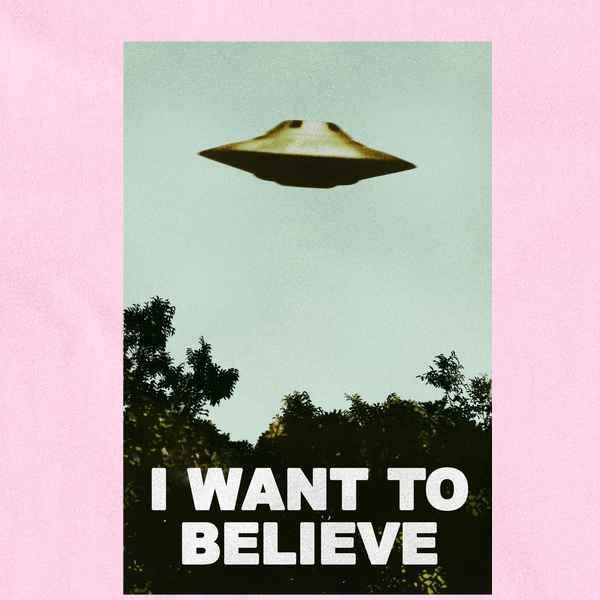 Pop Threads I Want To Believe UFO Aliens TV Retro 90s Infant Baby Boy Girl Bodysuit2