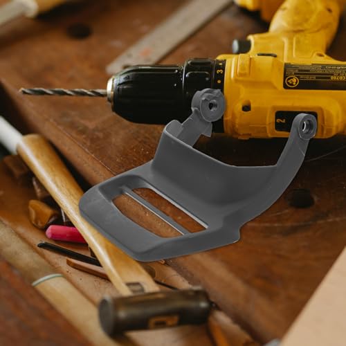 Protector de freno de cadena para motosierra PRETYZOOM con sistema de seguridad fácil 6