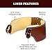 Occidental Leather Belt Liner with Sheepskin - Large - Made in USA
