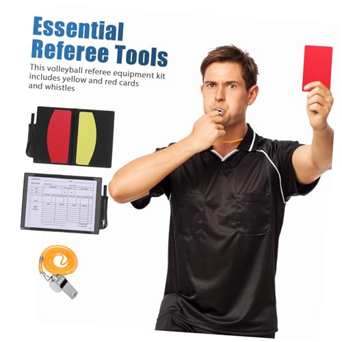 Kit profesional de árbitro con silbatos y tarjetas miniatura 7