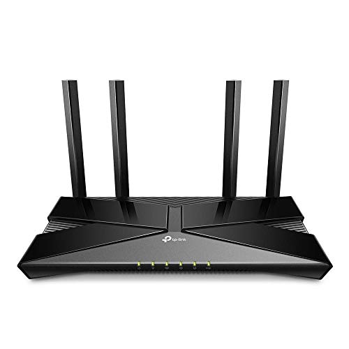 Image of TP-Link Wi-Fi 6 Router AX1800 Smart WiFi Router, 802.11ax, 1.8Gbps Wireless Speed, Gigabit, Dual Band, OFDMA, Parental Controls, 1.5 GHz Quad-Core, Compatible for Alexa (Archer AX20), Black
