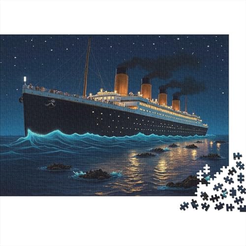 Puzzle Blanco Puzzle de 1000 Piezas Papel Adultos Tablero Blanco DIY Relajación Atención Decoración Interacción Regalo Familiar 52x38cm/1000pcs 52x38cm/1000pcs