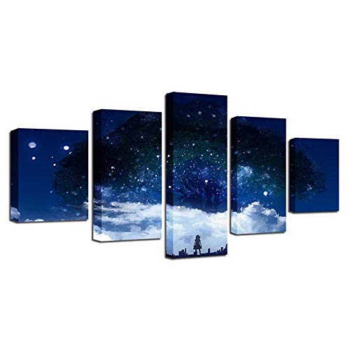 Image sur verre et toile de qualité supérieure paysage de nuit