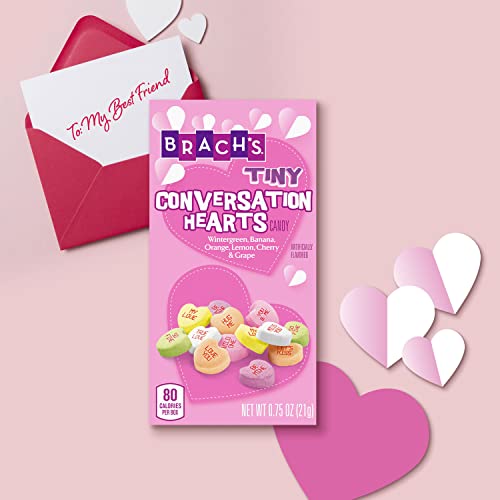Brachââ‚¬Â„¢S Valentineââ‚¬Â„¢S Day Tiny Conversation Hearts Candy | Candy Gift Boxes Individually Wrapped, Iconic Valentine's Day Heart Candy, 0.75Oz (Pack Of 5) #TOP2