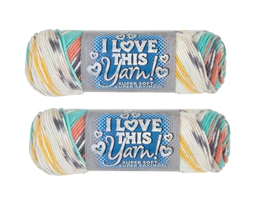 Image of Hobby Lobby Print I Love This Yarn, 702 Painted Canyon, Set of 2 | 4 Medium Weight, 252 Yards Per Skein