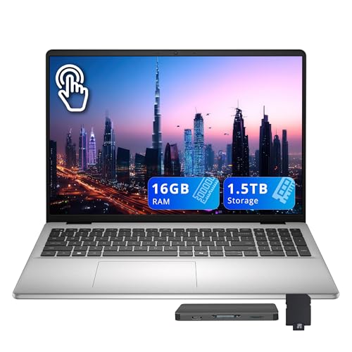 Dell 16" FHD+ Touchscreen Laptop Intel Core 5 120U 16GB RAM miniatura 1