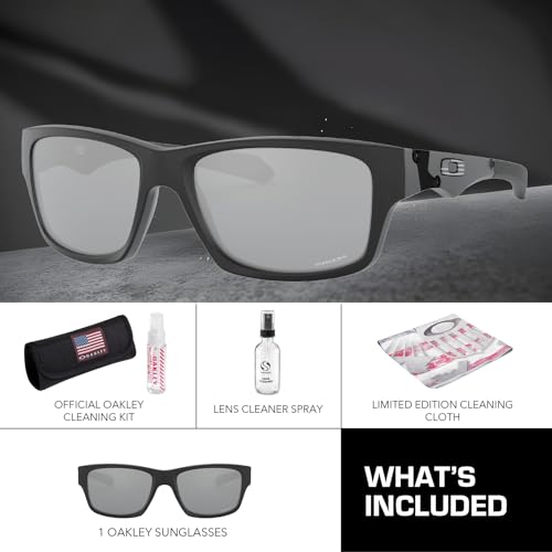 Oakley OO9135 Jupiter Squared Matte – Non-Polarized Rectangle Sunglasses with Official Eyewear Kit Bundle3