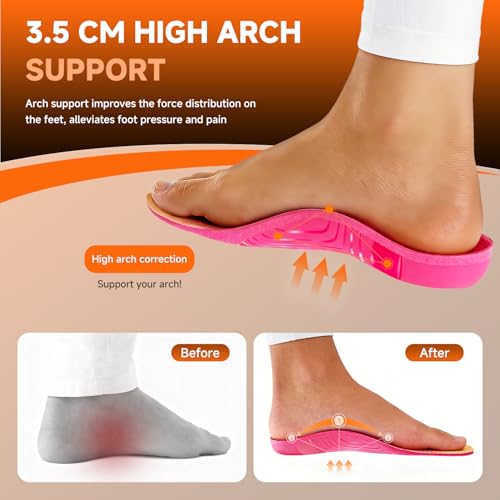 Plantillas para fascitis plantar soporte alto arco miniatura 4