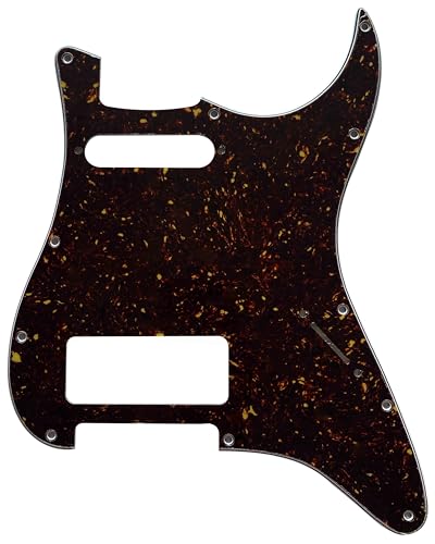 For Fender 11 Hole Stratocaster With P90 Pickup Style Guitar Pickguard Scratch Plate (4 Ply Brown Tortoise)