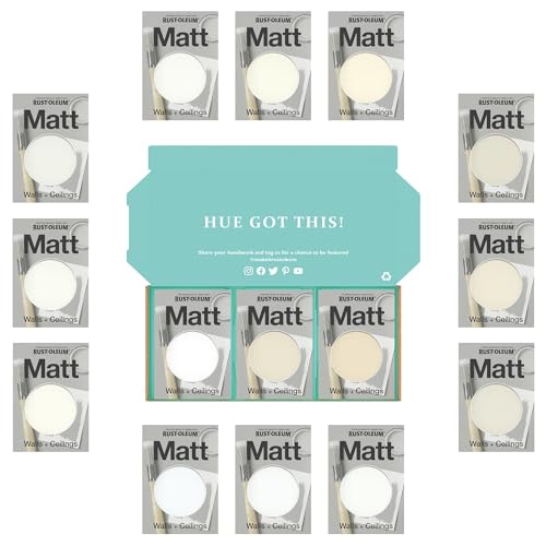 Rust-Oleum Wall Paint in Matt Finish - Elegant Whites Tester Box