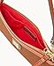 Dooney & Bourke Designer Handbags for Women, Pebble Grain Leather Wristlet Wallet for Women - Brown