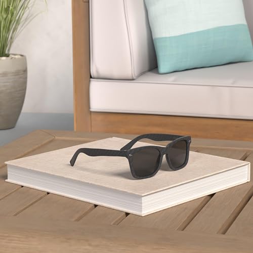 Image of PolarSpex Polarized Sunglasses for Men and Women | UV Protection, Durable Lightweight Frame, Retro Style, Felt Carrying Case, Clear Vision for Driving, Fishing & Everyday Wear.