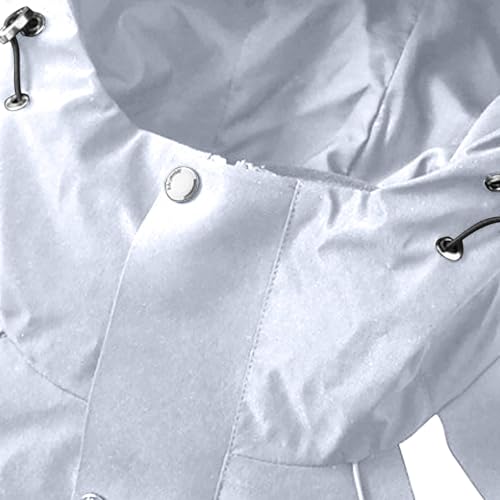 Chaqueta impermeable transpirable y cortavientos con ajuste holgado casual 2