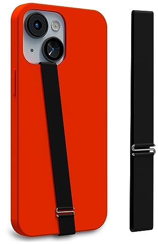 MyGadget 2X Cinta Móvil [ 20 cm ] - Sujeta Universal para Mano en Silicona para Llevar Smartphone como Samsung Galaxy S24 y Apple iPhone 13 Mini - Negro