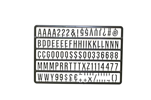 Mini Quadro Letreiro Cor Verde Claro Tam 28 cmx21 cm com 200 Caracteres, SL-LB0001