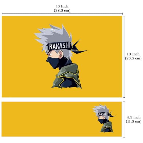 Image of Full Laptop Skin Stickers HD Quality Sticker for Laptops Upto 15.6 inch (Dustproof|Waterproof|Scratchproof|Reusable) - BE Kakashi FL