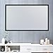 135inch Fixed Aluminum Frame Projector Screen, 16:9 HD 3D Ready Wall Mount Projection Screen for Indoor Movie Video Home Theater Cinema Office