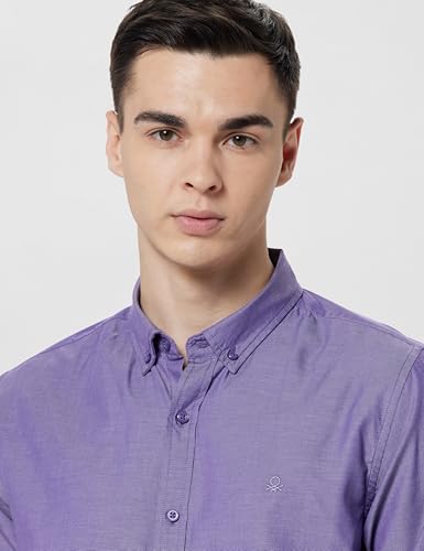 Image of United Colors of Benetton Men's Cotton Slim Fit Shirt